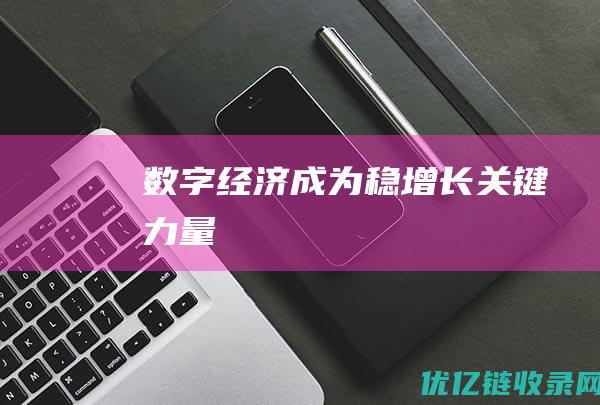 数字经济成为稳增长关键力量