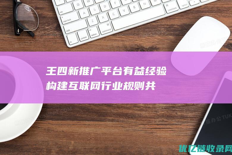 王四新：推广平台有益经验构建互联网行业规则共同体