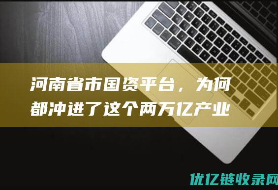 河南省市国资平台，为何都冲进了这个两万亿产业赛道？