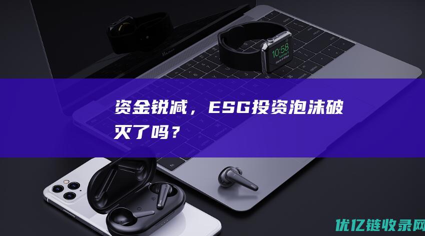 资金锐减，ESG投资泡沫破灭了吗？