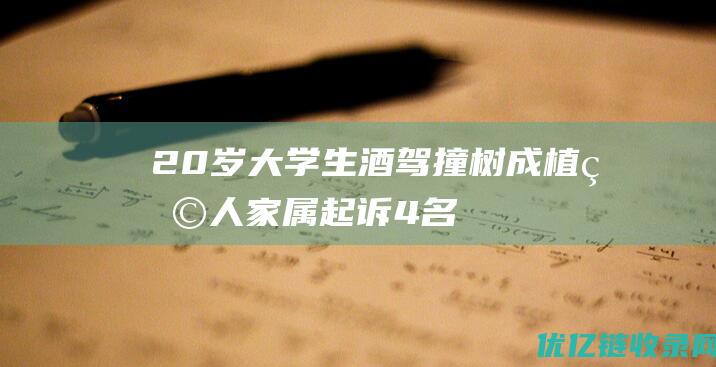 20岁大学生酒驾撞树成植物人：家属起诉4名“酒友”索赔，经调解获补偿8.3万元|醉酒|李某华|交通事故